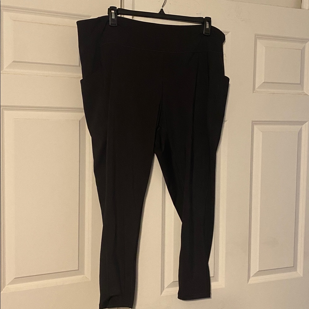 Tek Gear Ultrastretch Black Leggings 3X